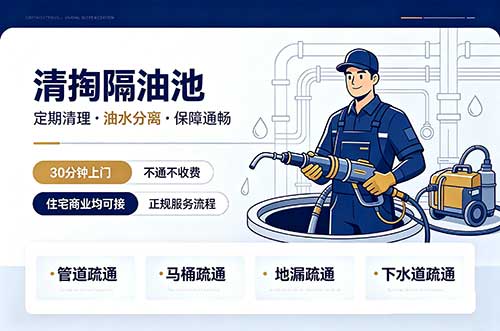 贺州清掏隔油池